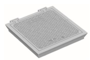 Neenah R-3498-P2S Spring Airport Castings: Manhole Frames and Grates